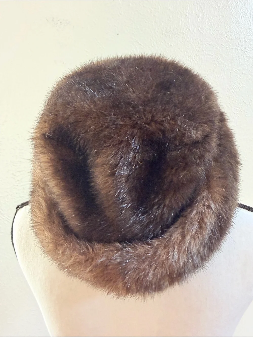 Vintage Ben Berger faux fur brown hat